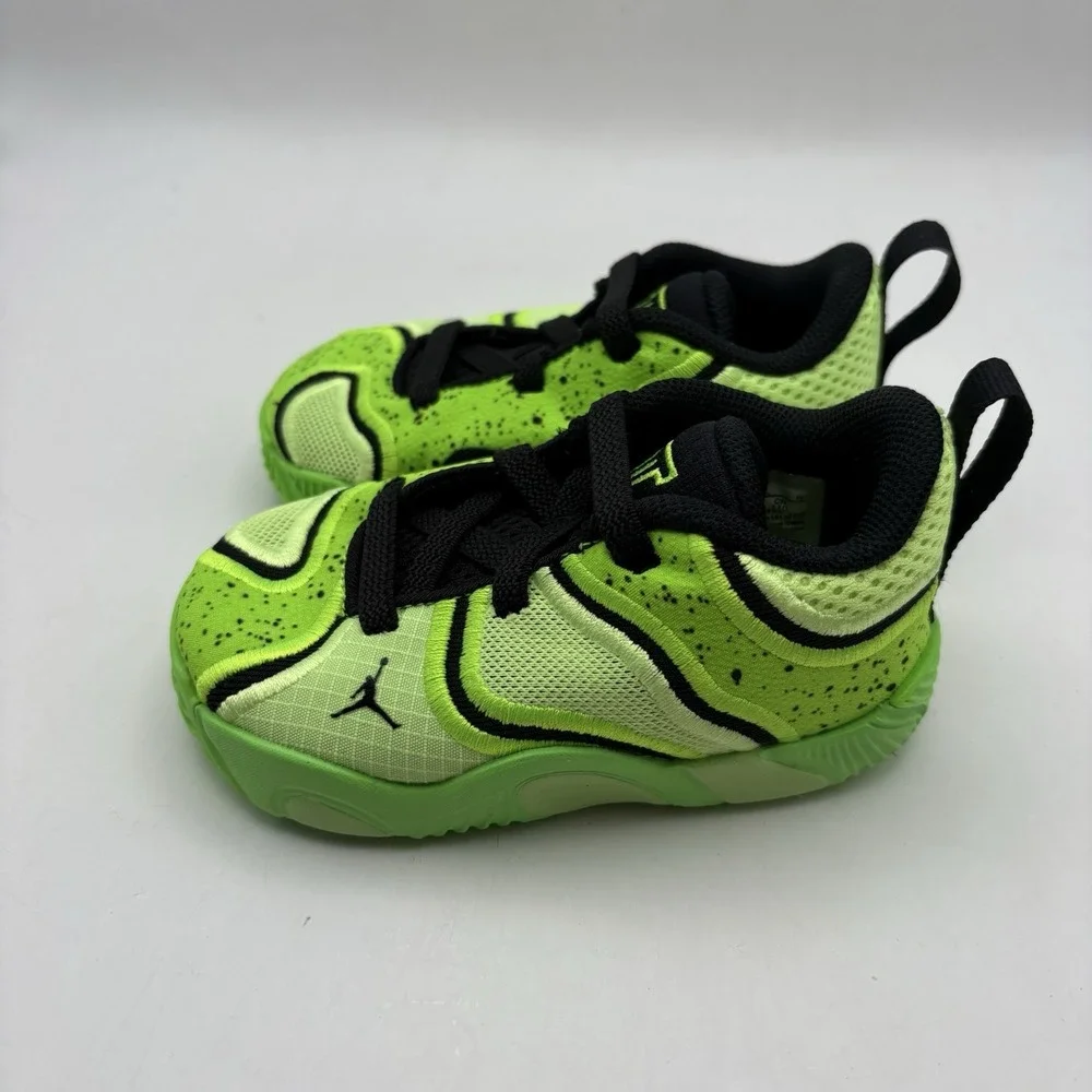 New Nike Jordan Tatum 3 Baby/Toddler Shoes Green Black Size 5C Sneaker